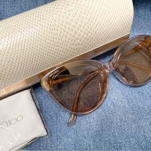 Jimmy Choo Light Brown Sunglasses